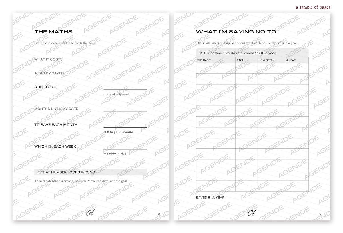 Saving The Pennies Workbook: Isobel’s Method