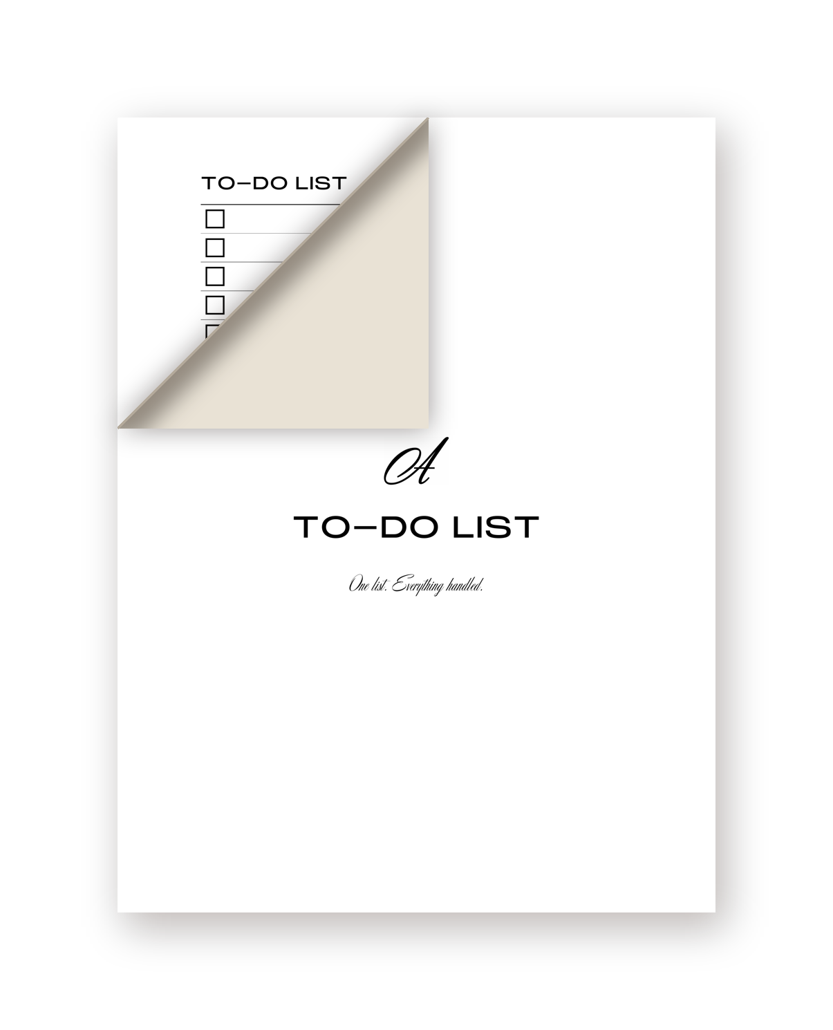 To-Do List