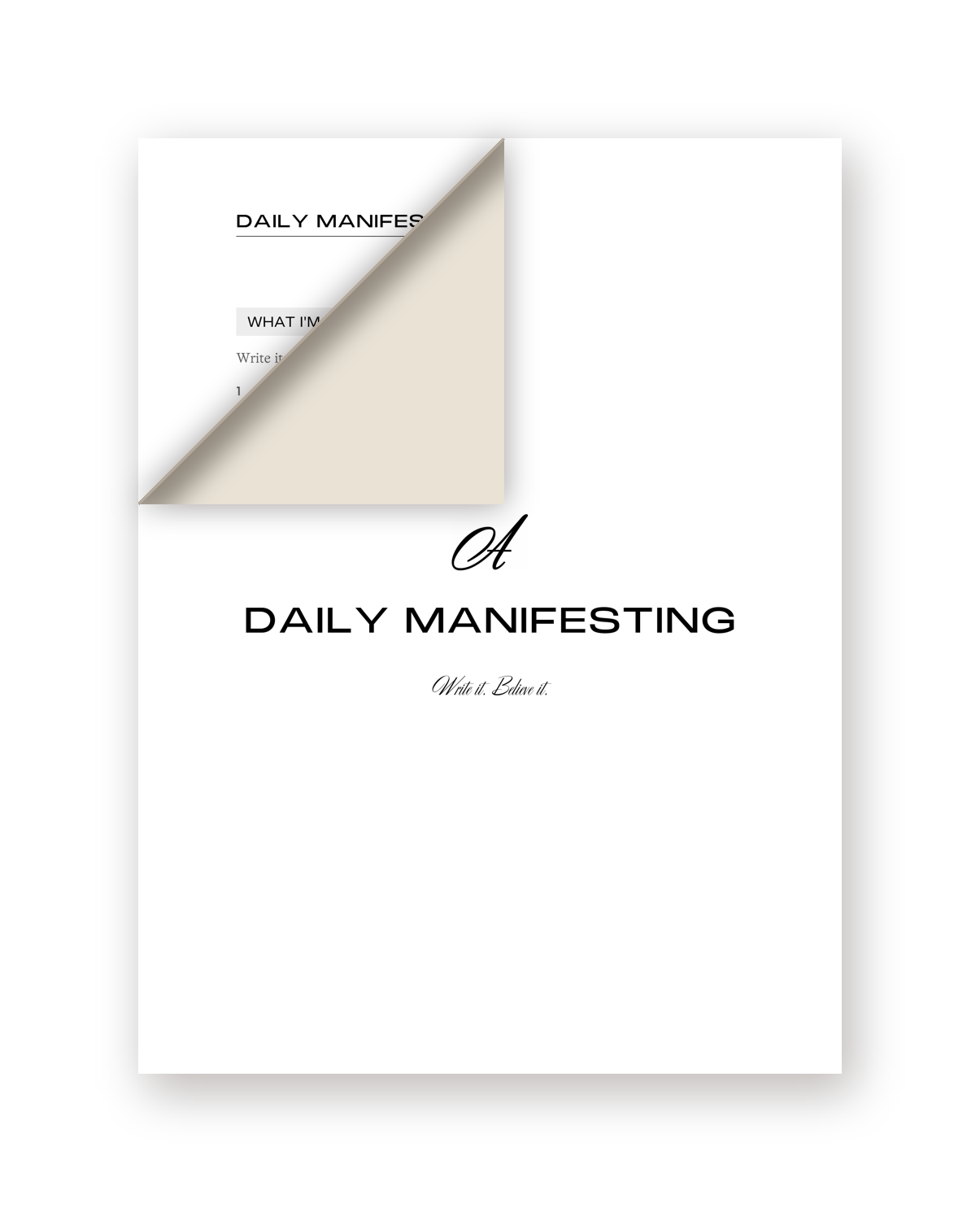 Daily Manifesting & Affirmations