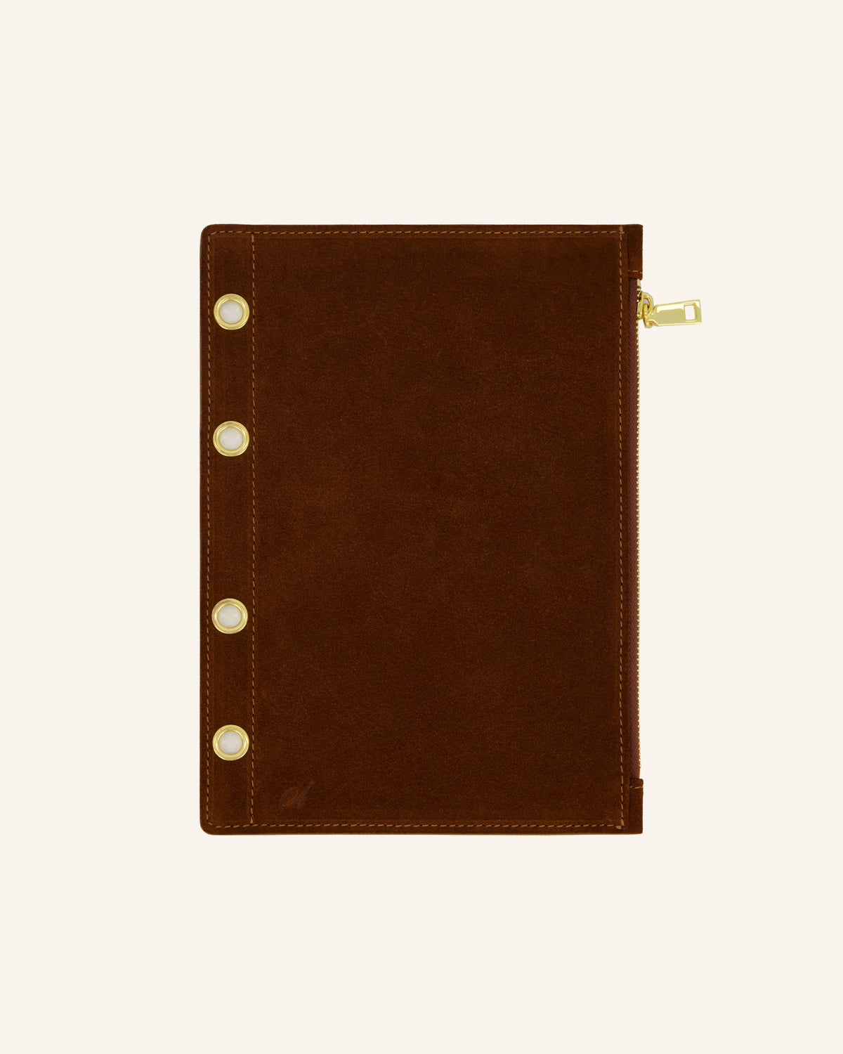 The Chocolate Suede Pouch