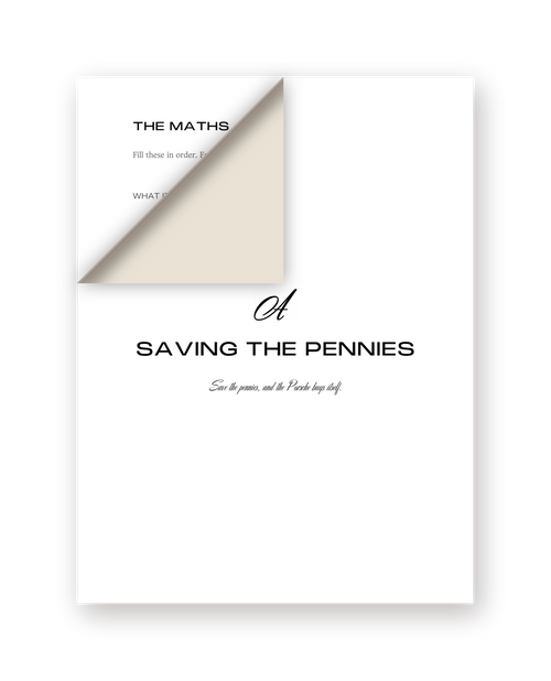 Saving The Pennies Workbook: Isobel’s Method