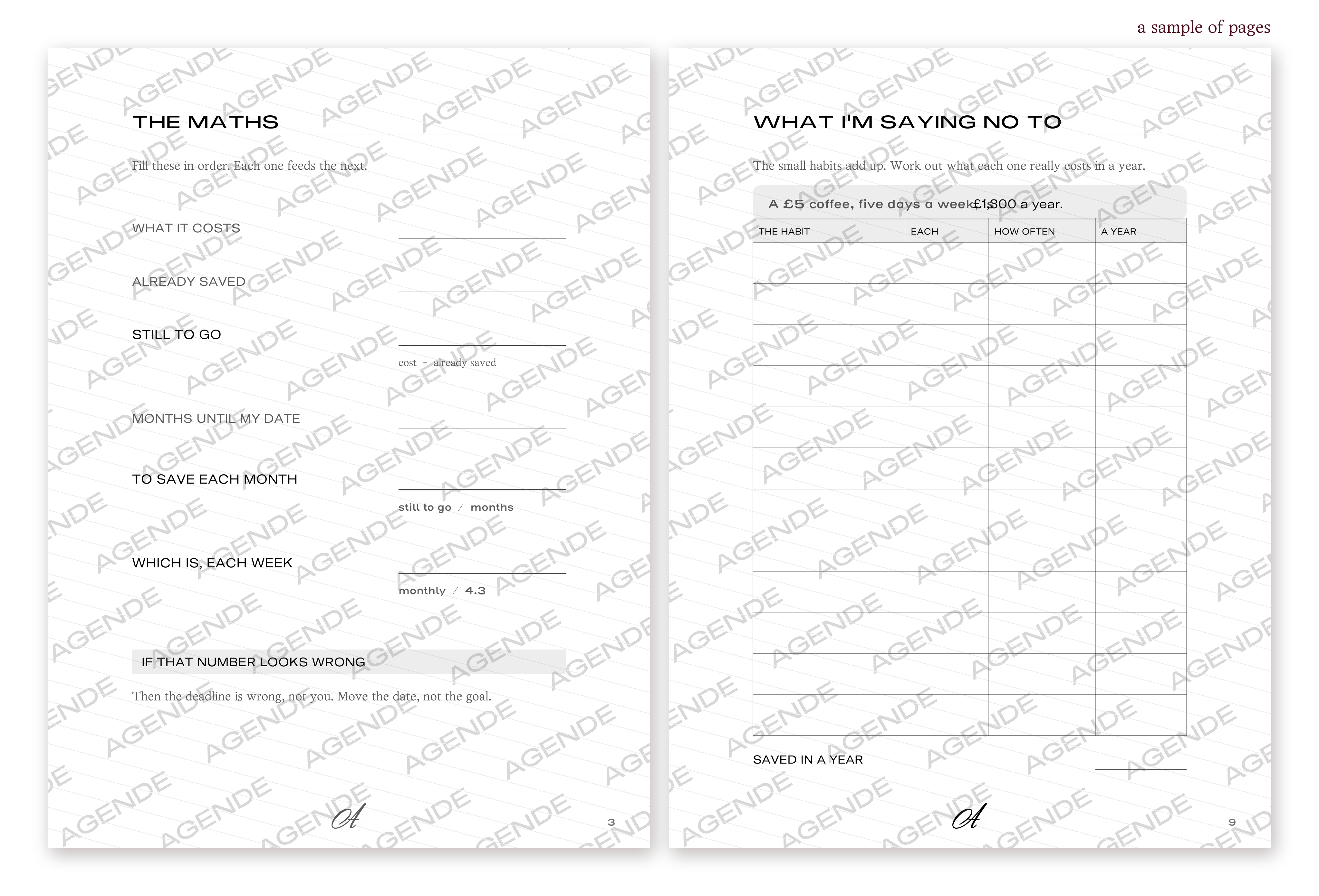 Saving The Pennies Workbook: Isobel’s Method