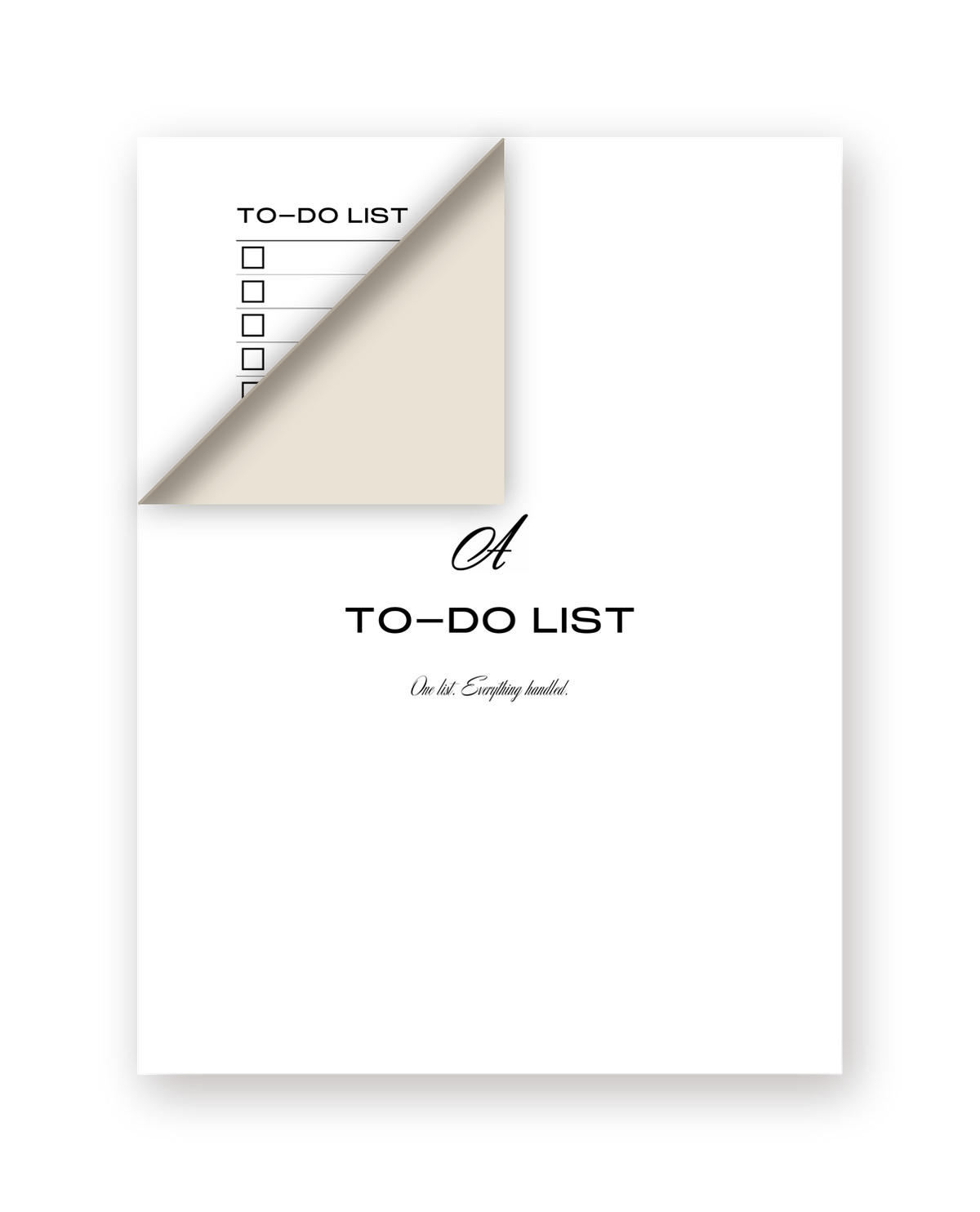 To-Do List