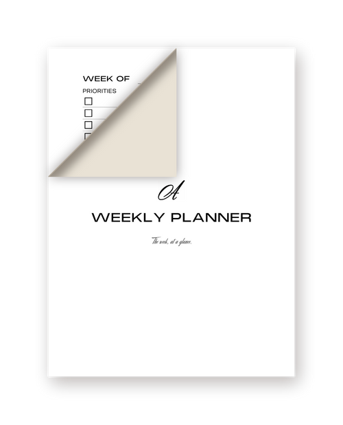 Weekly Planner